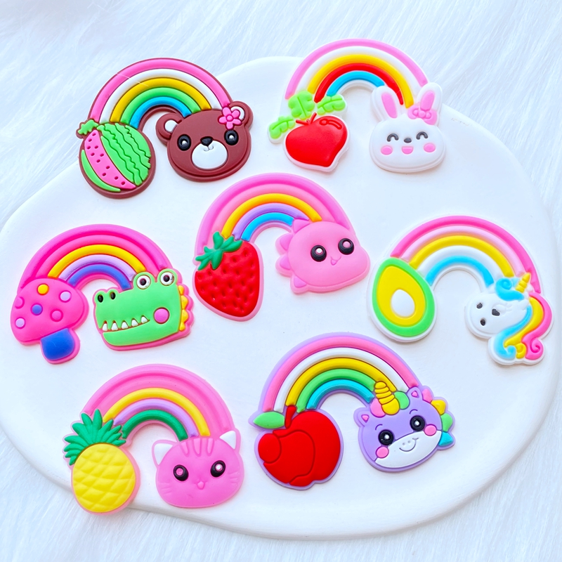 10Pcs New Cute Fruit Animal Ra - Embellishment Glue Craft incelemesi ve fiyatı