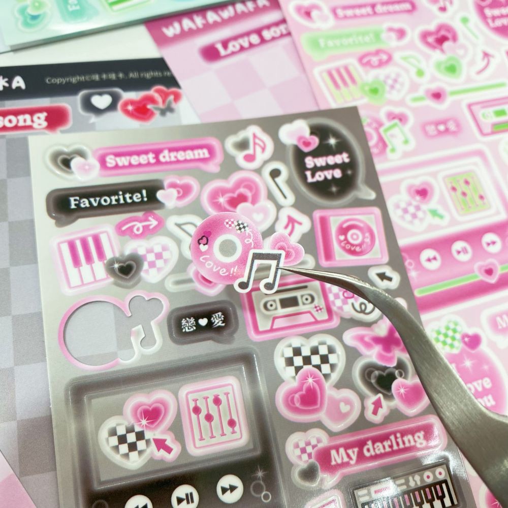 SCRAPBOOK Music Decorative STI - Glitter Vinyl Roll incelemesi ve fiyatı
