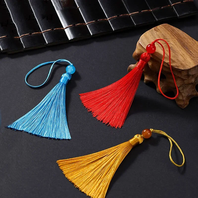 10/5Pcs Polyester Silk Tassel  - Beaded Trim Fringe incelemesi ve fiyatı