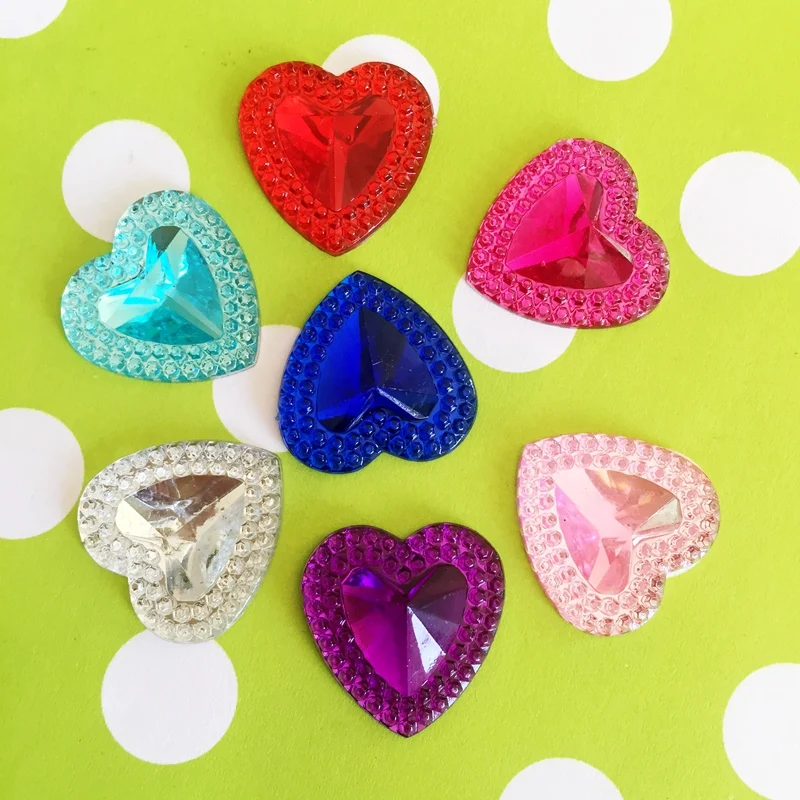 30pcs 20mm Acrylic Rhinestones - Embellishment Glue Craft incelemesi ve fiyatı