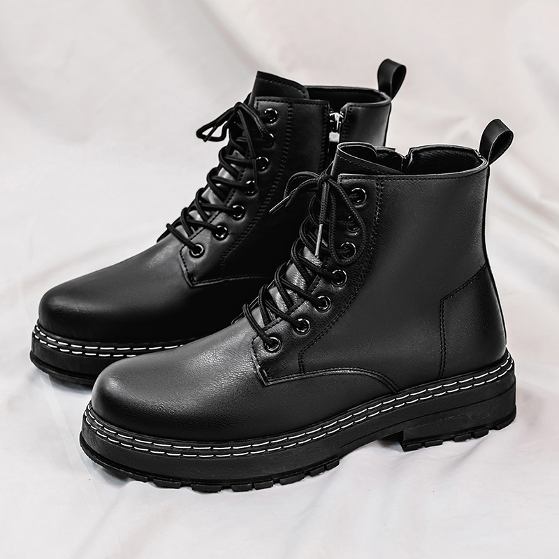 Men's 4-Season Black Patent Le - Guipure Lace Panel incelemesi ve fiyatı