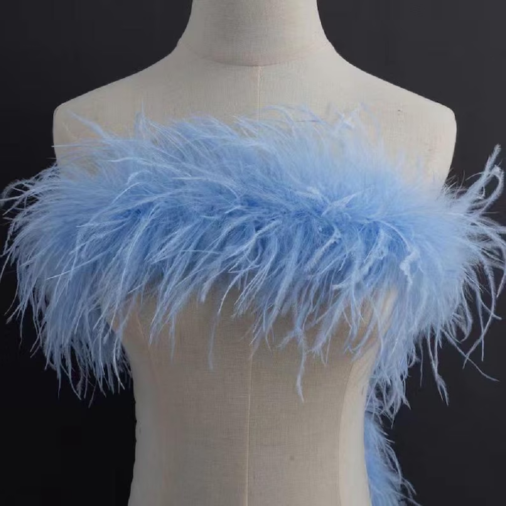 1Ply Ostrich feather boa 13-15 - Feather Trim Marabou incelemesi ve fiyatı