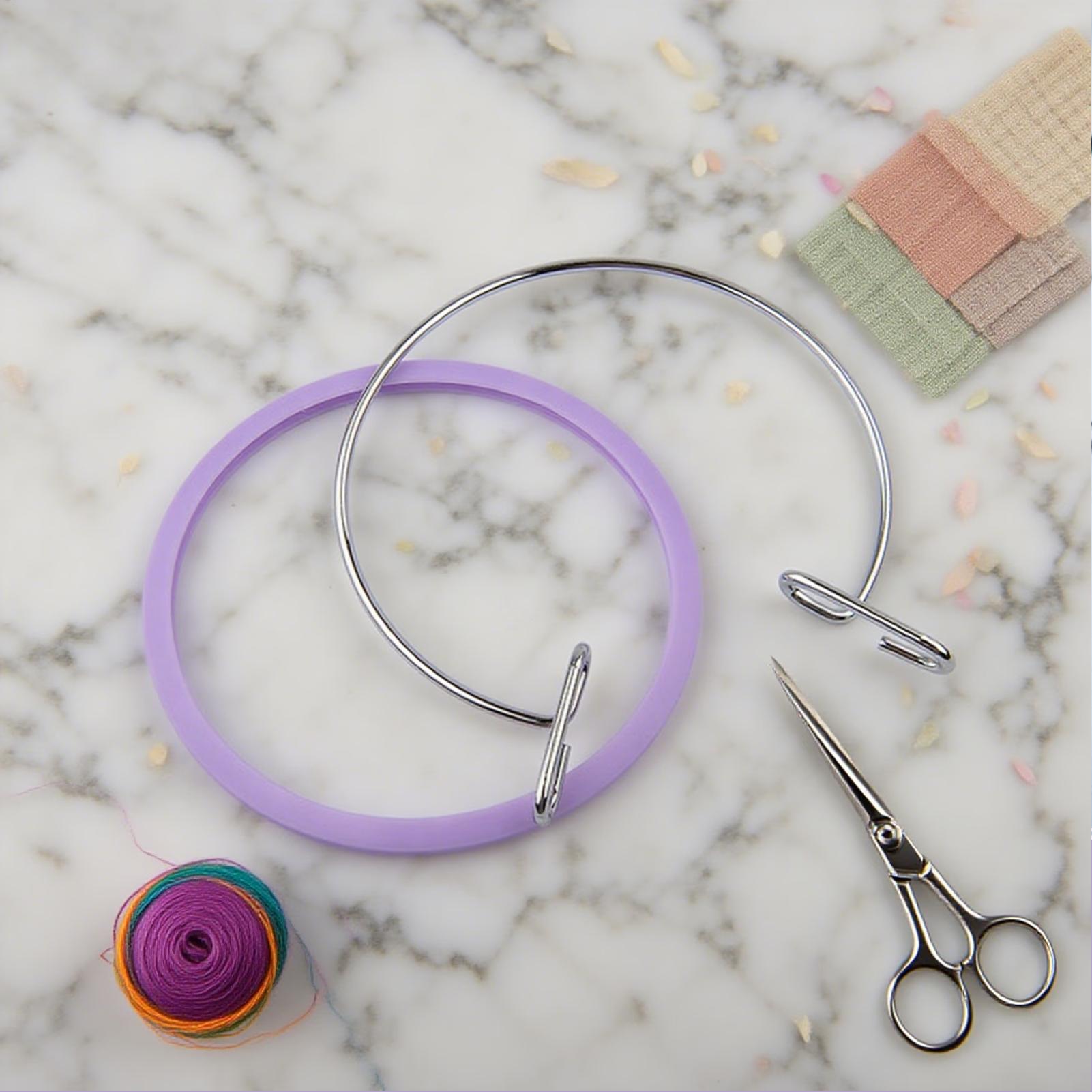 Hoop For Cross Stitching Metal - Embroidery Embellishments incelemesi ve fiyatı
