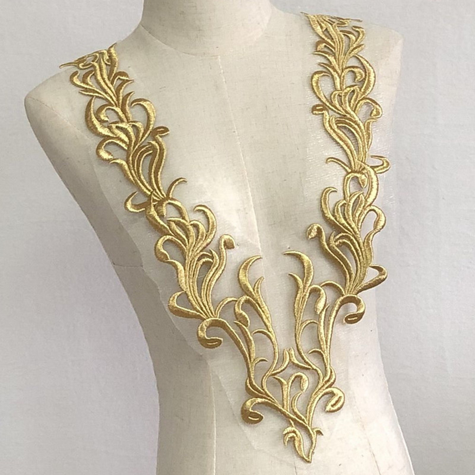 Large Embroidered Collar Flowe - Applique Patch Flower incelemesi ve fiyatı