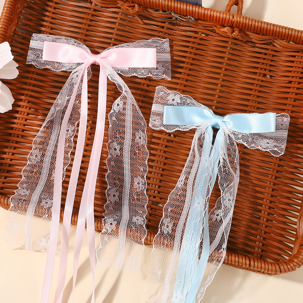 Korean Style Pink Blue Lace Bo - Tassel Fringe Trim incelemesi ve fiyatı