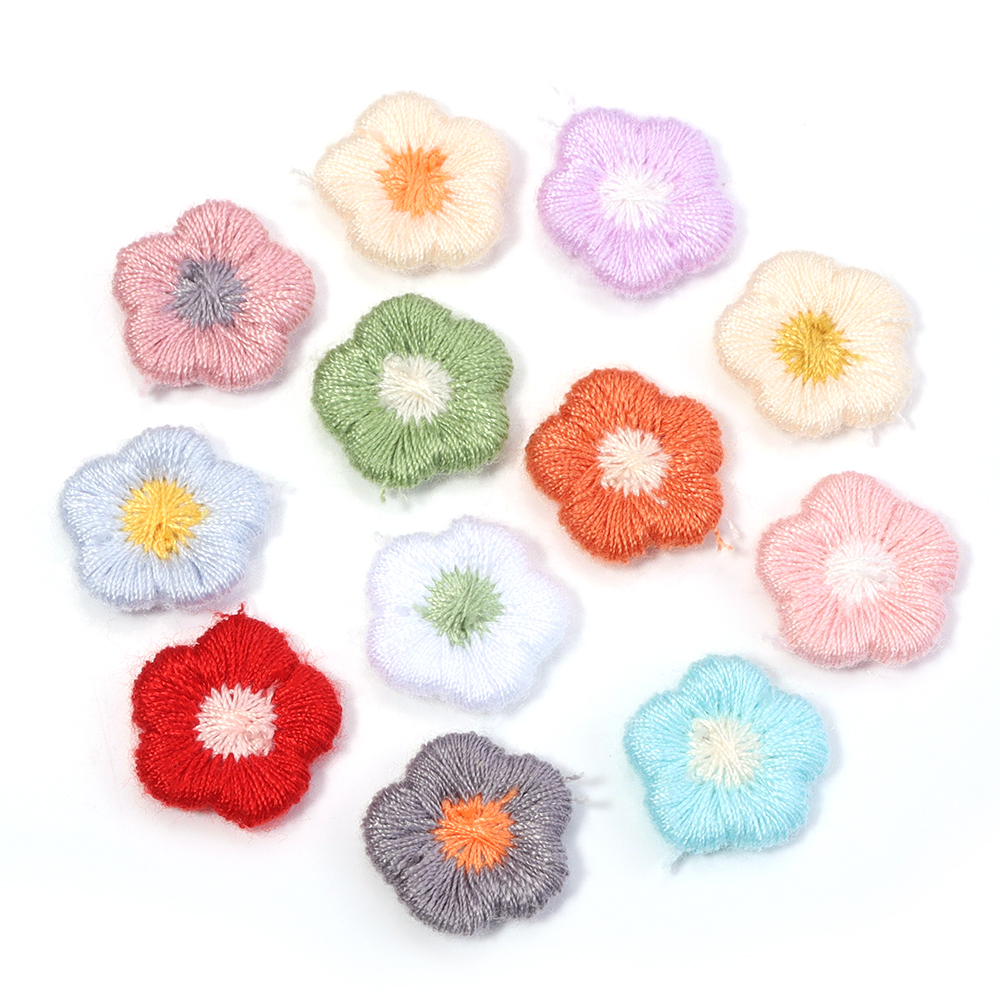 50pcs/lot Mini Plum Blossom Fl - Applique Patch Flower incelemesi ve fiyatı