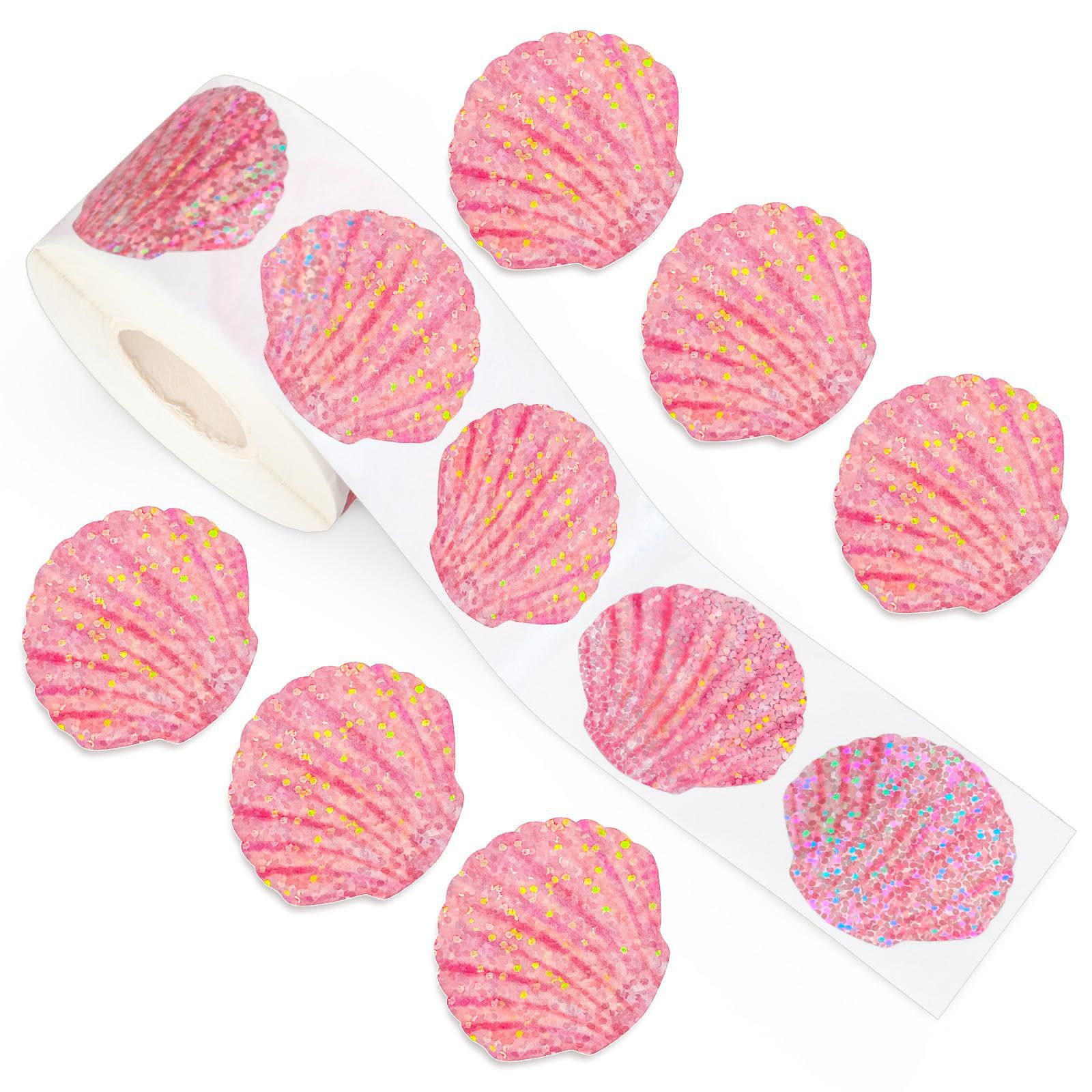 500 Pcs Summer Seashell Sticke - Glitter Vinyl Roll incelemesi ve fiyatı