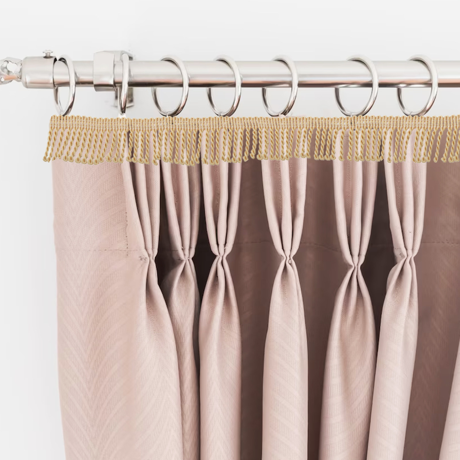 Gold Curtain Fringe Trim Polye - Tassel Fringe Trim incelemesi ve fiyatı