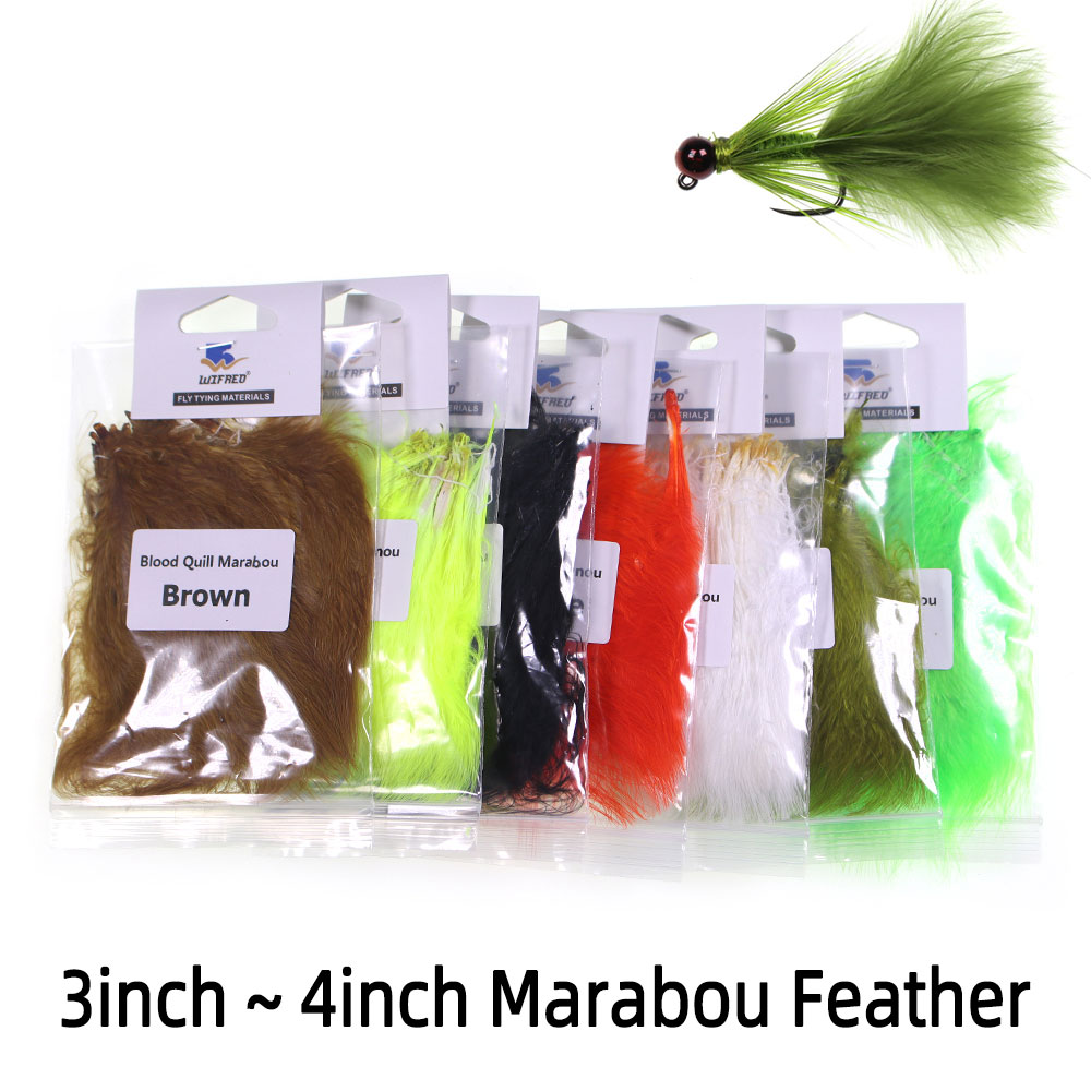 3.5g/Pack 3~4 inch Natural Mar - Feather Trim Marabou incelemesi ve fiyatı