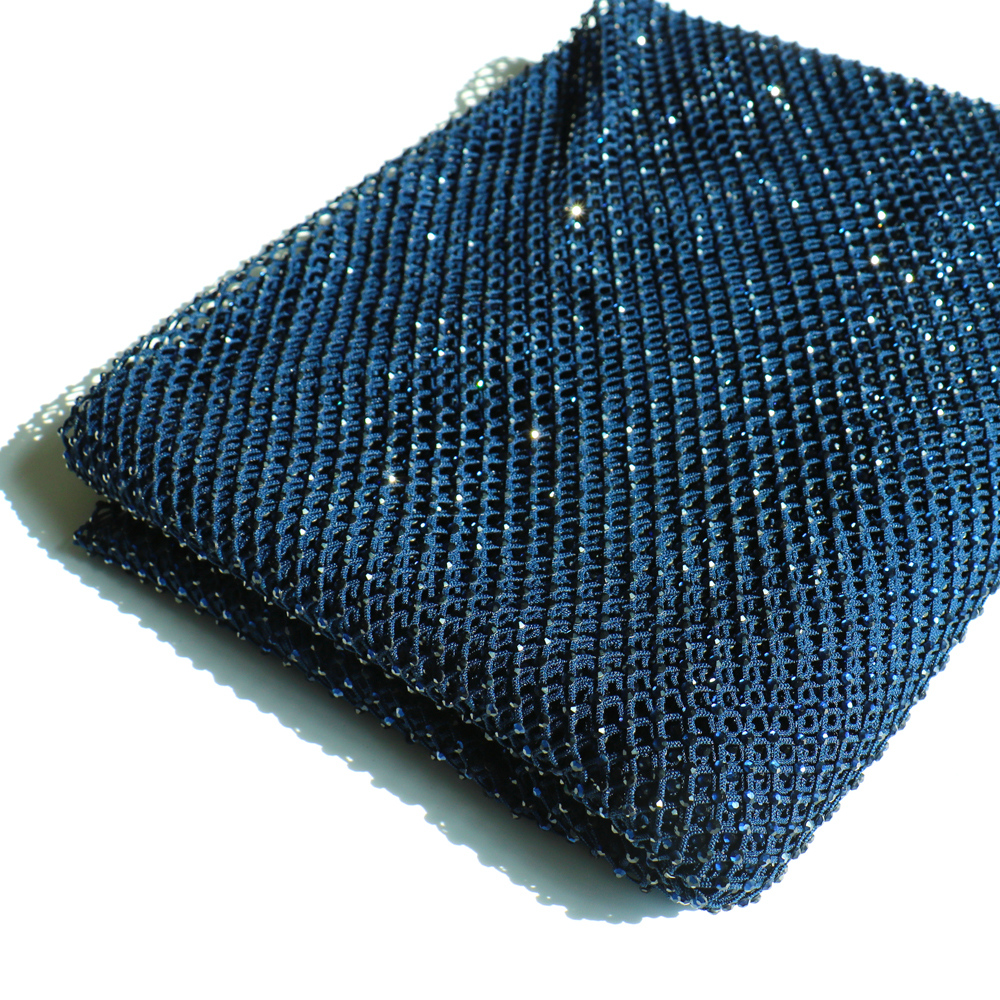 SS10 Rhinestones Mesh Navy Col - Sew On Rhinestone incelemesi ve fiyatı