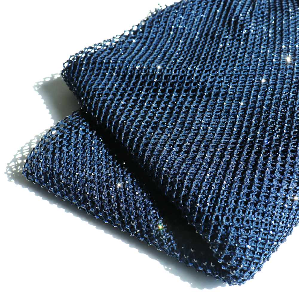 SS10 Rhinestones Mesh Navy Col - Sew On Rhinestone incelemesi ve fiyatı