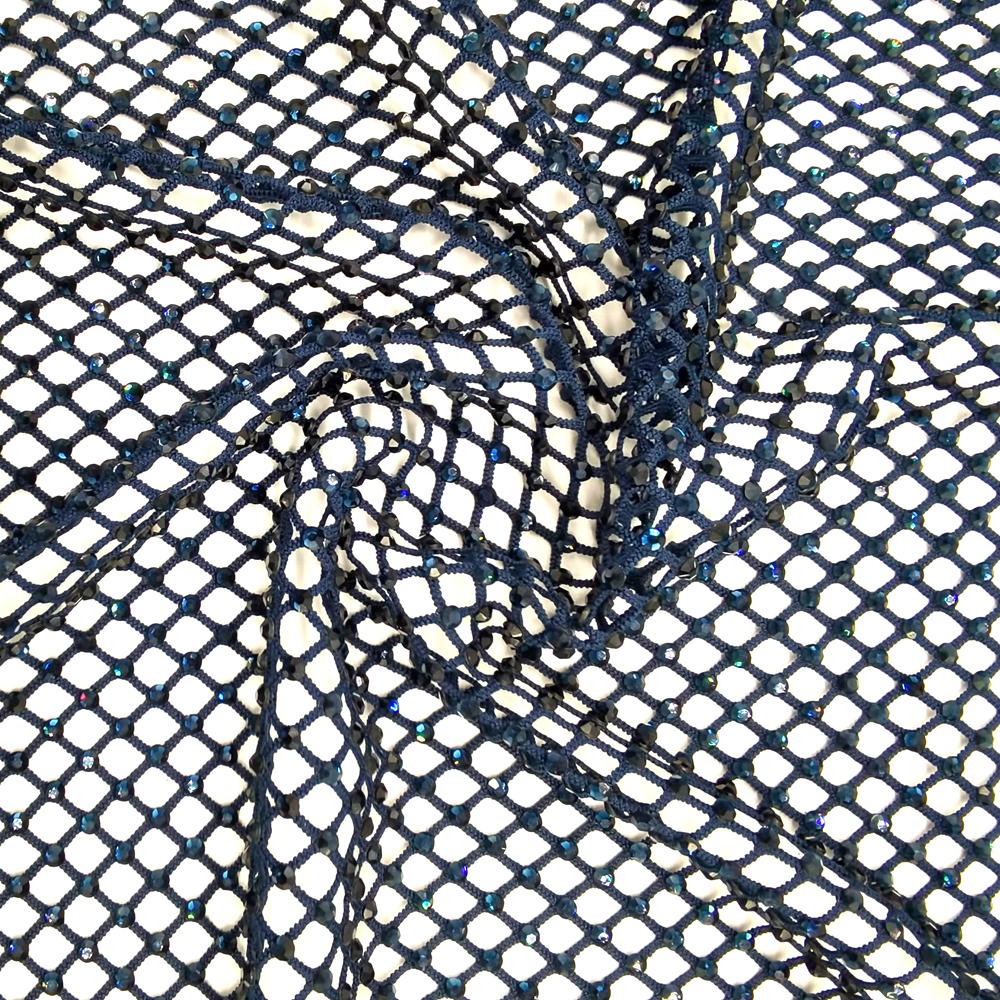 SS10 Rhinestones Mesh Navy Col - Sew On Rhinestone incelemesi ve fiyatı