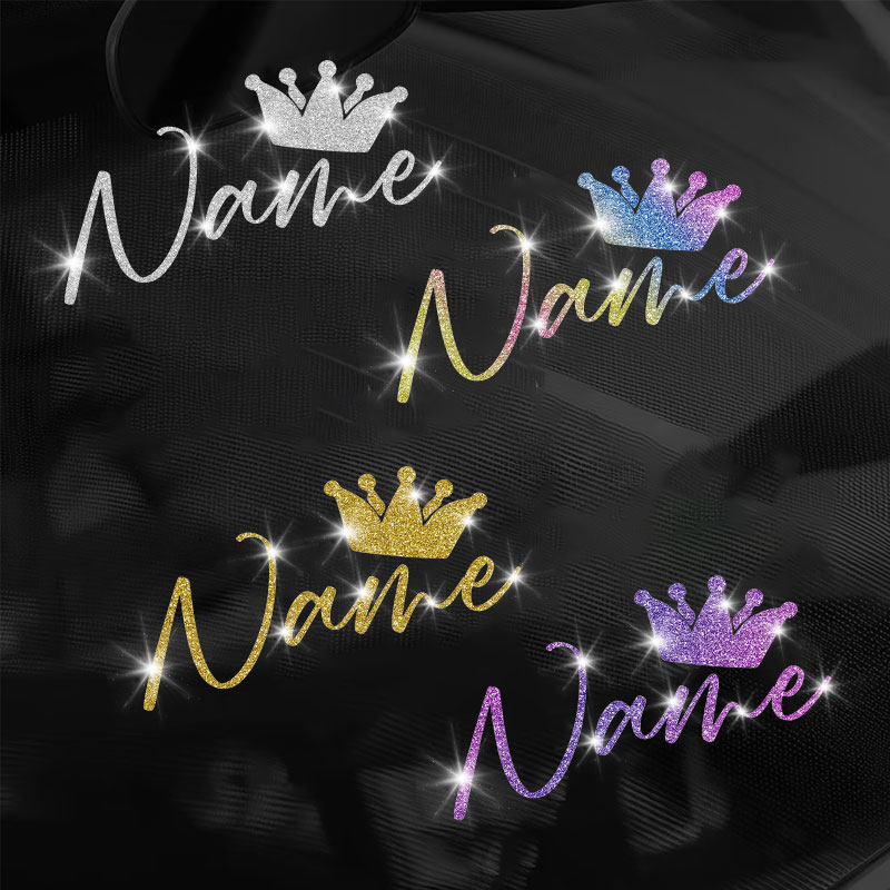1PC Custom Glitter Crown and N - Glitter Vinyl Roll incelemesi ve fiyatı