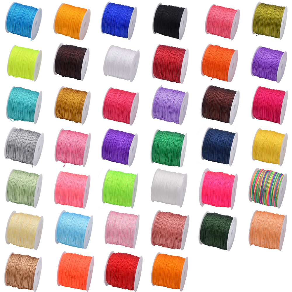 50Yds 0.8mm Crafts Nylon Cord  - Beaded Trim Fringe incelemesi ve fiyatı