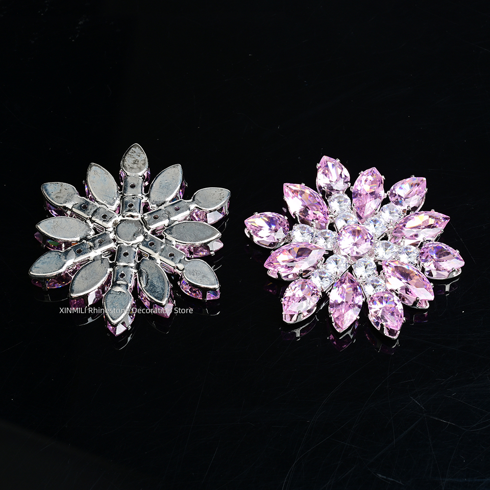 2Pcs Luxury Zircon Crystal Fla - Embellishment Glue Craft incelemesi ve fiyatı