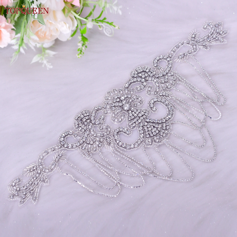 TOPQUEEN SP63 Bridal Tassels R - Sew On Rhinestone incelemesi ve fiyatı