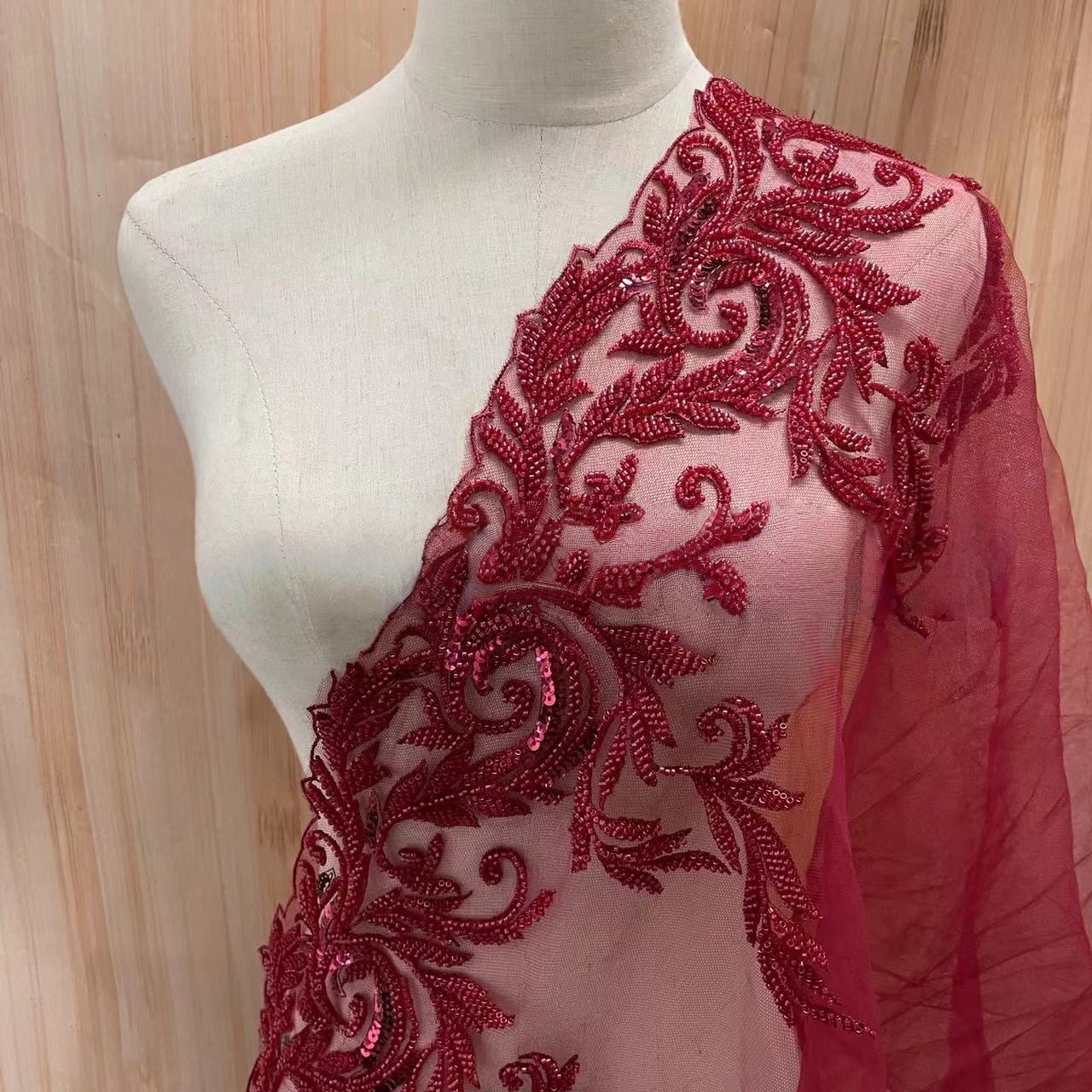 Beaded Embroidery Lace Trim wi - Beaded Trim Fringe incelemesi ve fiyatı