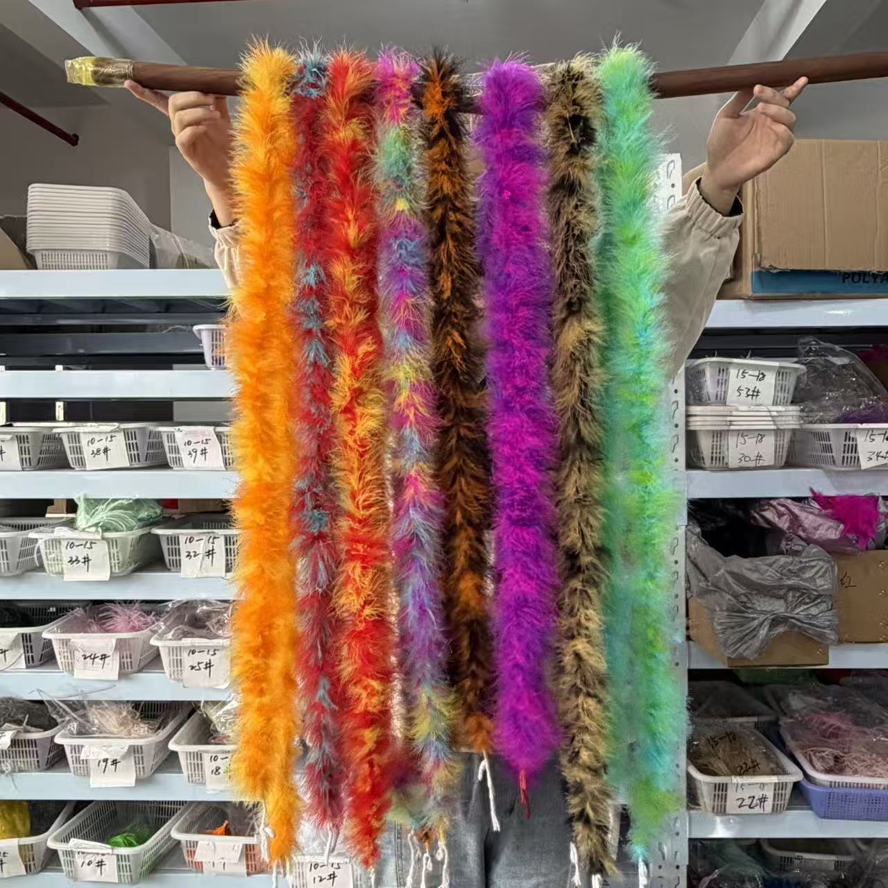Multicolored 2Meters Marabou F - Feather Trim Marabou incelemesi ve fiyatı