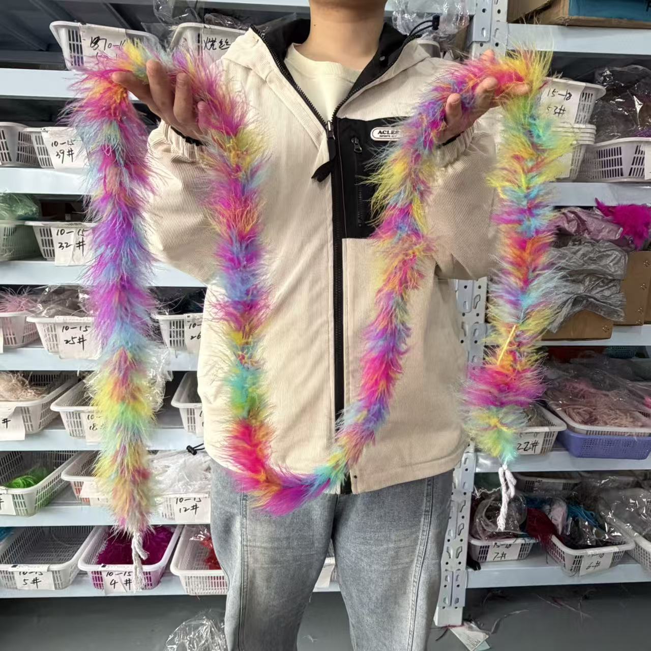 Multicolored 2Meters Marabou F - Feather Trim Marabou incelemesi ve fiyatı