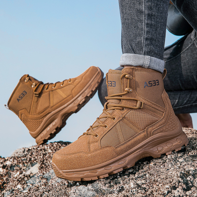 Men's Military Tactical Boots  - Guipure Lace Panel incelemesi ve fiyatı