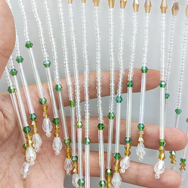 Glass Tube Fringe Tassel 16cm  - Beaded Trim Fringe incelemesi ve fiyatı