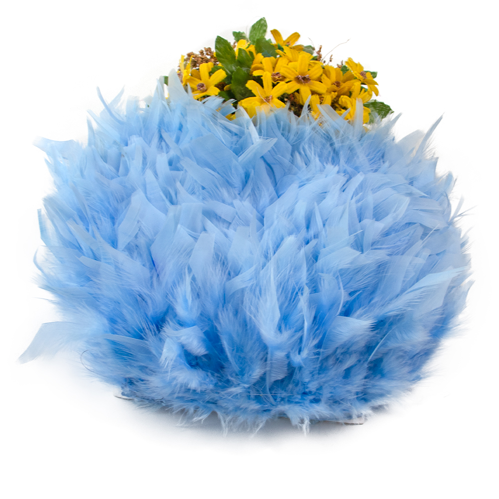 1M Natural Turkey Feathers Tri - Feather Trim Marabou incelemesi ve fiyatı