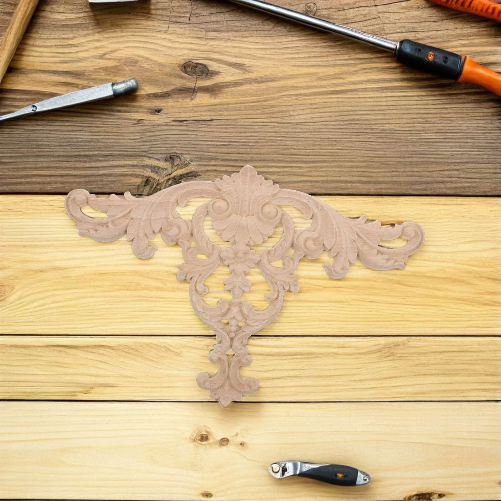 Wood Carved Appliques for Furn - Craft Embellishments incelemesi ve fiyatı