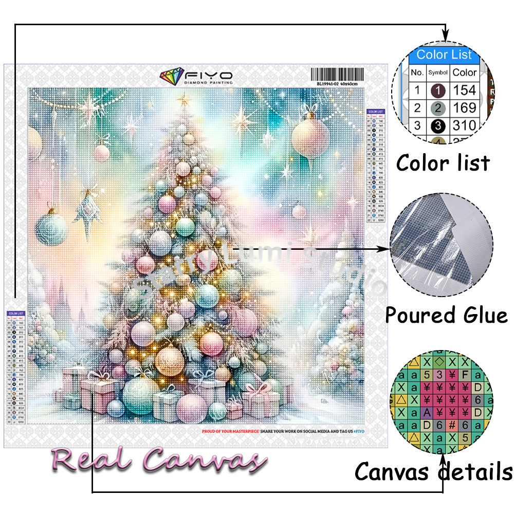 Diamond Painting Kit Christmas - Embroidery Embellishments incelemesi ve fiyatı