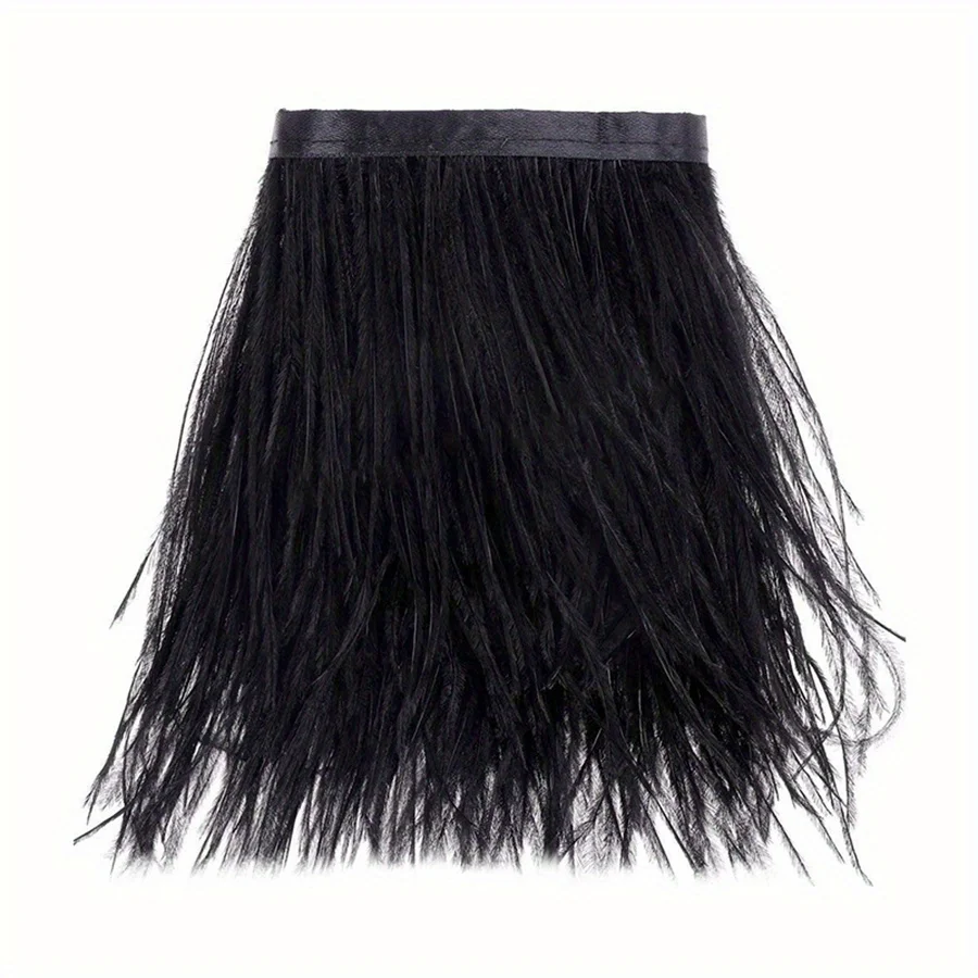 1/10M Natural Plume Black Ostr - Feather Trim Marabou incelemesi ve fiyatı