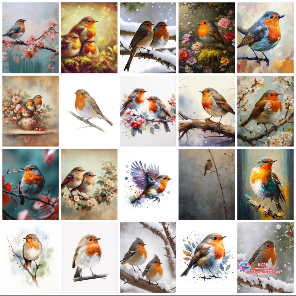 unframe Robin Bird Cute Robin  - Embroidery Embellishments incelemesi ve fiyatı