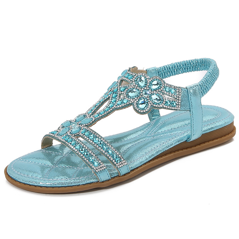 Big Size Openwork Sandals Bohe - Sew On Rhinestone incelemesi ve fiyatı