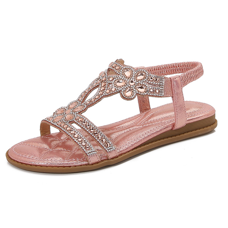 Big Size Openwork Sandals Bohe - Sew On Rhinestone incelemesi ve fiyatı