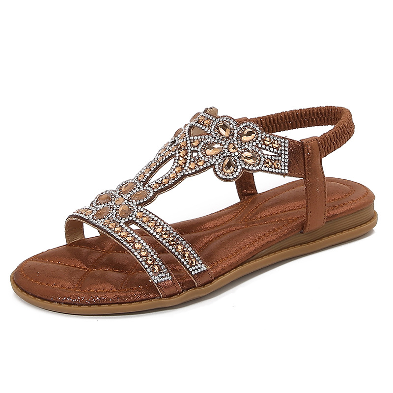 Big Size Openwork Sandals Bohe - Sew On Rhinestone incelemesi ve fiyatı