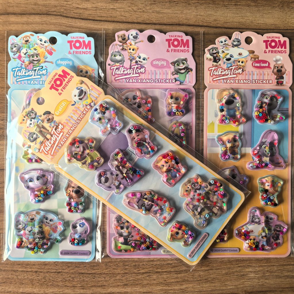 4Pack Fun Talking Tom Friends  - Craft Embellishment World incelemesi ve fiyatı