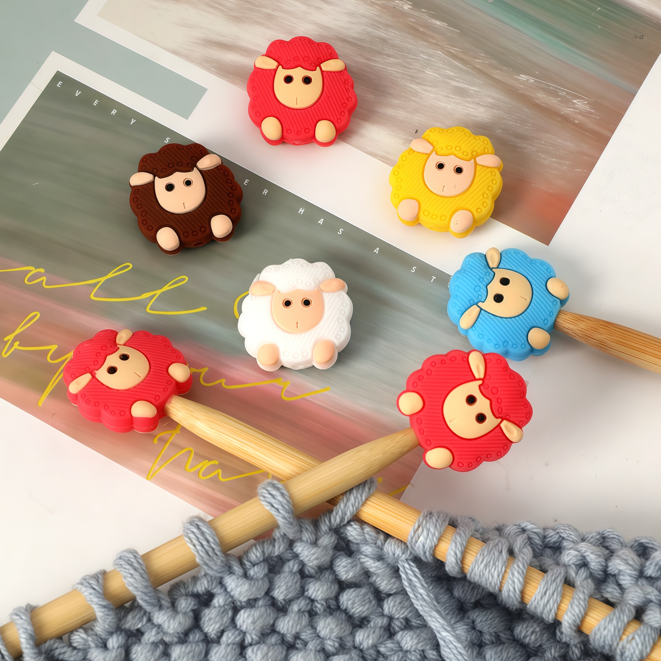 4/6pcs Silicone Little Sheep K - Pom Pom Maker Tool incelemesi ve fiyatı
