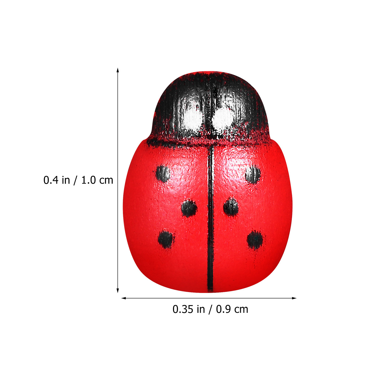 400Pcs Wooden Bee Ladybug Stic - Craft Embellishments incelemesi ve fiyatı