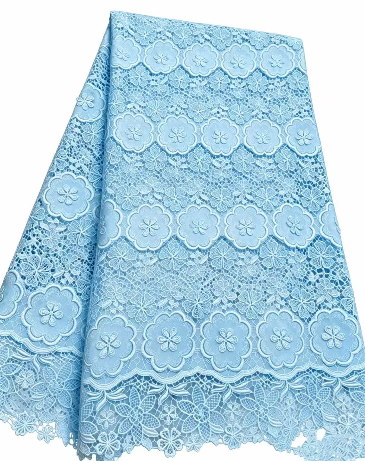 African Guipure Cord Lace Fabr - Sew On Rhinestone incelemesi ve fiyatı