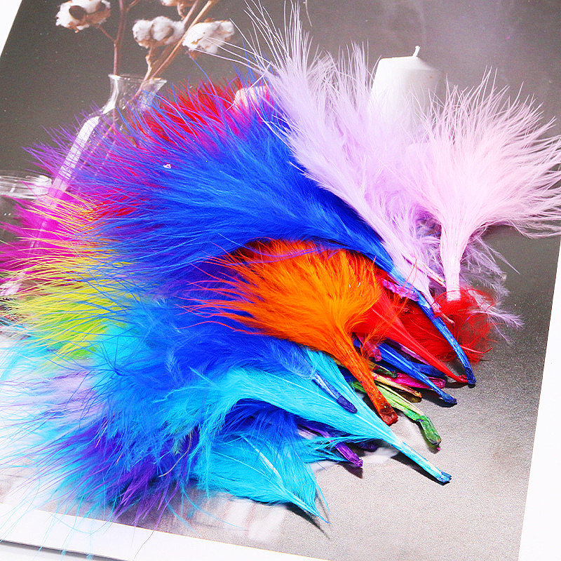 8-12cm Colored Plumas Natural  - Feather Trim Marabou incelemesi ve fiyatı