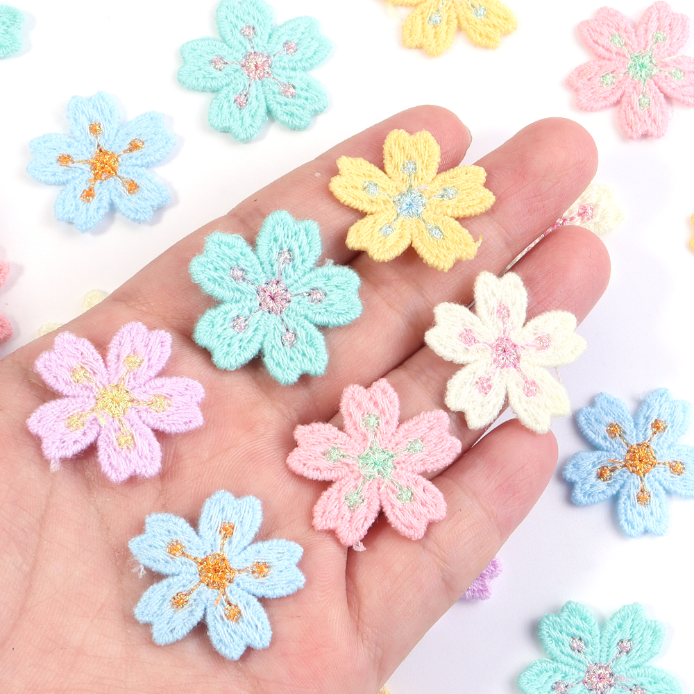 20pcs/lot Colorful 2.4cm Embro - Embroidery Embellishments incelemesi ve fiyatı